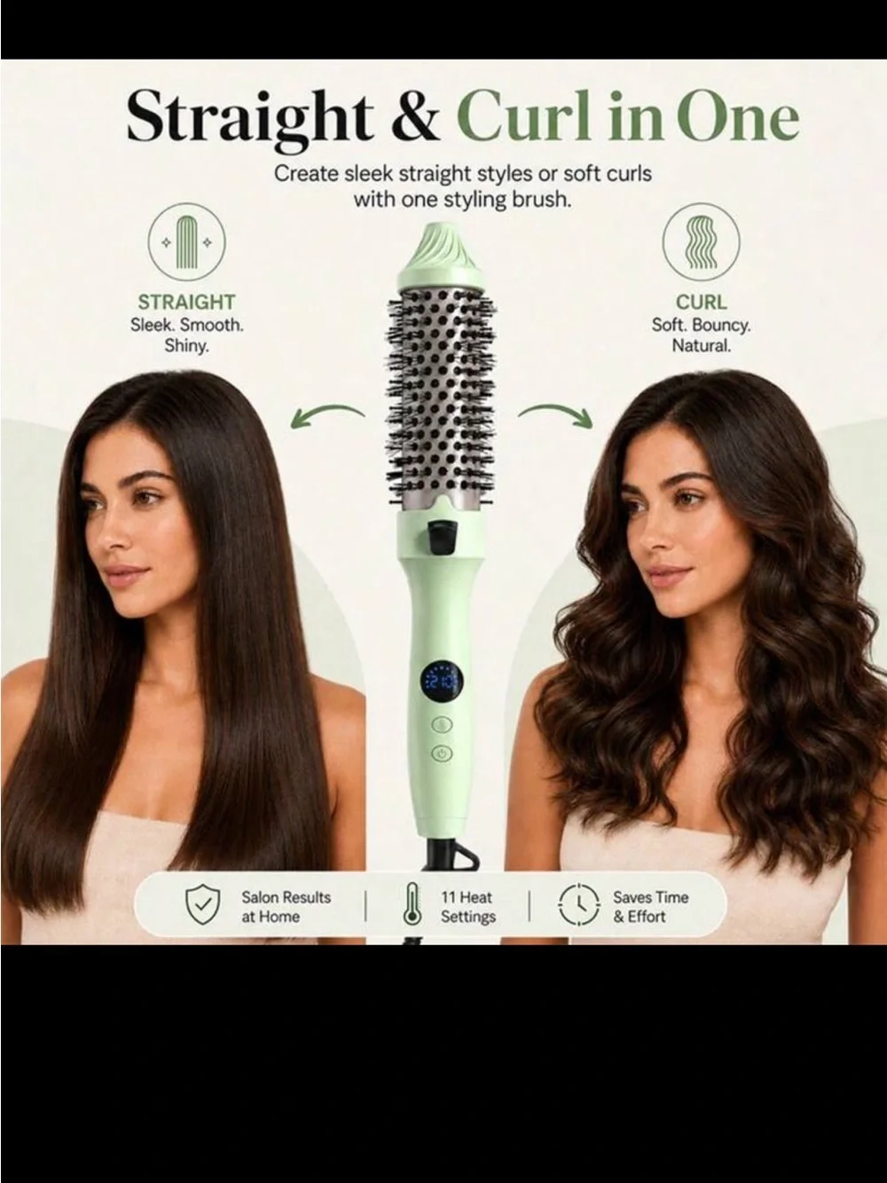 Thermal blowout brush